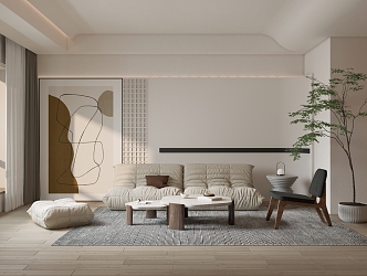 The Silent Living Room 3d model