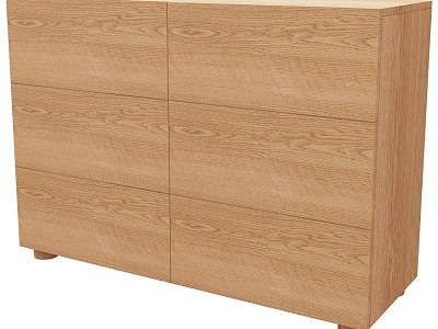 Solid Wood Side Cabinet model