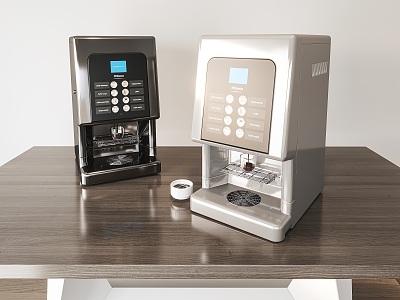 Modern coffee machine model