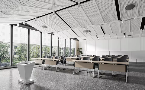school classroom 3d model