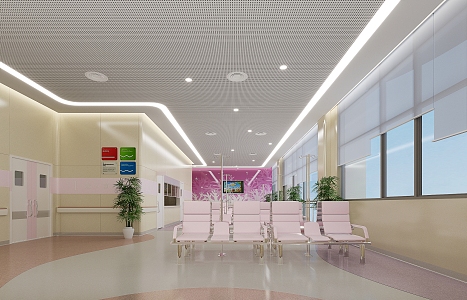 Modern Infusion Room 3d model