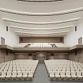 Report Hall Report Hall Seat Stage Lighting and Sound 3d model