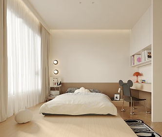 Modern Tatami Bedroom Tatami Children's Bedroom 3d model