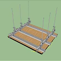 Hardware Tools for Construction Structural Connection with Metal Fasteners and Mounting Brackets