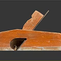 Orange Wooden Plane Old Fashioned Vintage Carpentry Hand Tool Classic Design