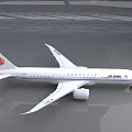 Modern Aircraft Air China Airbus Aircraft 3d model