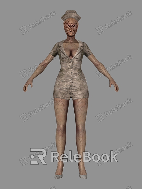 Realistic Silent Hill Monster Nurse Realistic Game Silent Hill Monster Nurse Thriller Horror Zombie Movie model