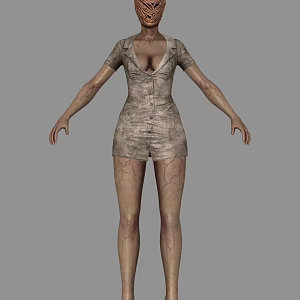Realistic Silent Hill Monster Nurse Realistic Game Silent Hill Monster Nurse Thriller Horror Zombie Movie 3d model