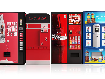 Modern Vending Machines 3d model
