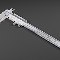 Vernier caliper ruler measuring tool 3d model