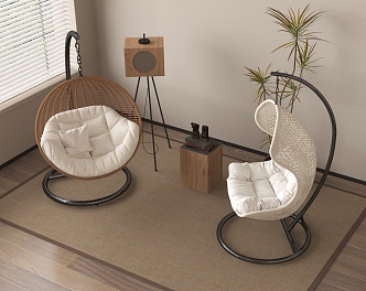 Modern Hanging Chair Lazy Hanging Chair Swing Chair Rocking Chair 3d model