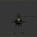 Advanced Military Helicopter With Camouflage Paint Rotors Cockpit And Missiles In 3D Rendering