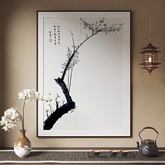 New Chinese Hanging Paintings Chinese Hanging Paintings 3d model