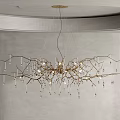 Stylish Chandelier Designs Featuring Gold Frame Crystal Drops and White Globe Shades