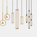 Modern chandelier 3d model