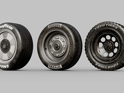 Tire 2 car tire car tire car model