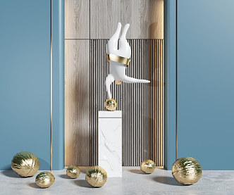 Light Luxury Sculpture 3d model