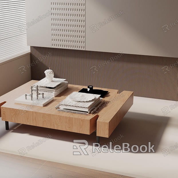 Modern coffee table model