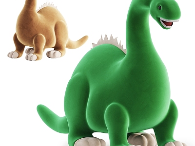 Modern Toy Patrick Children's Toy Dinosaur Doll 3d model