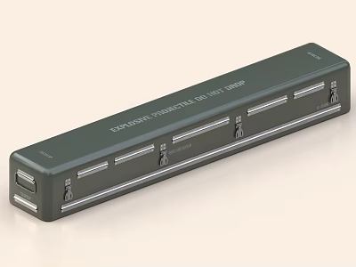 Functional USB Hub With Multiple Ports For Daily Home Office Use 3d model