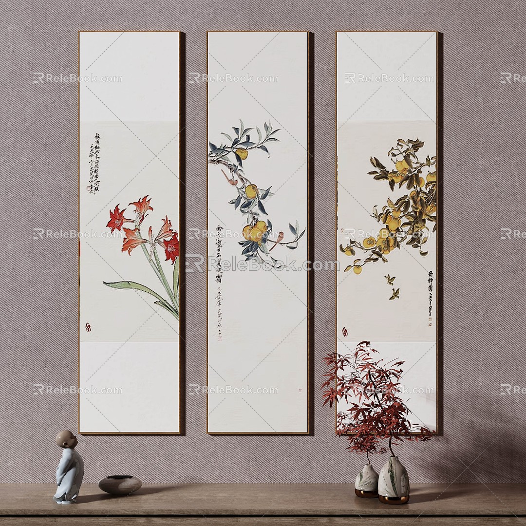 New Chinese Decorative Painting model