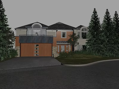 Modern Villa Small Villa 3d model