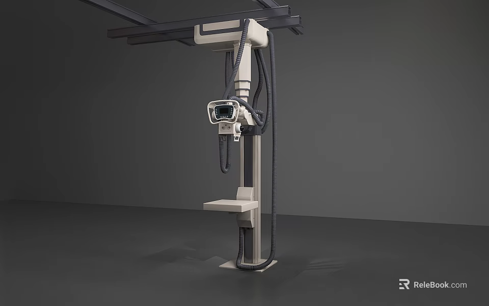 Advanced Medical Imaging Device With Adjustable Arm And Digital Display For Diagnostic Use 3d model