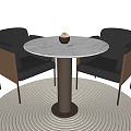 Negotiation Tables and Chairs Leisure Tables and Chairs Coffee Tables and Chairs Reception Tables and Chairs Negotiation Tables and Chairs 3d model