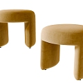 Modern Simple Sofa Low Stool Low Stool Simple Low Stool 3d model