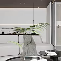Modern Basement Simple Basement 3d model