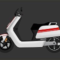 Modern Electric Motorcycle Electric Motorcycle 3d model