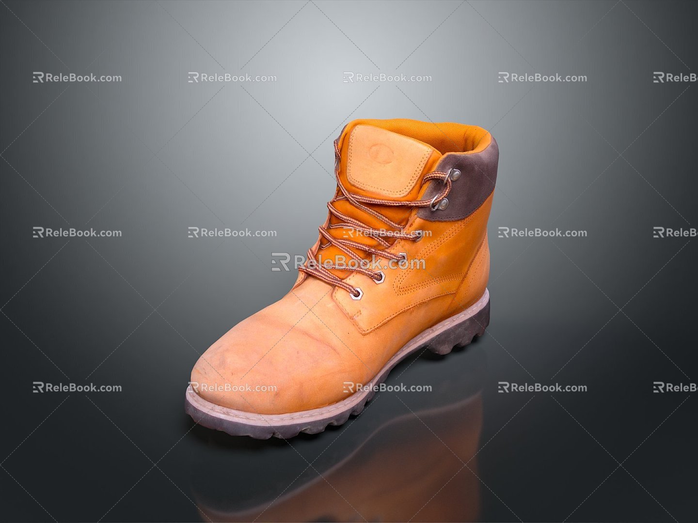 Cotton Shoes Warm Shoes Cold-proof Shoes Realistic 3d model