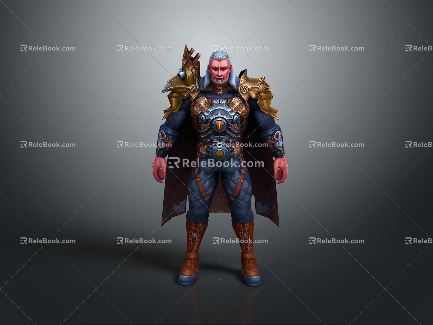 Western Samurai Western Warrior Western Hero Western Warrior Knight Hero Ancient Warrior Paladin 3d model