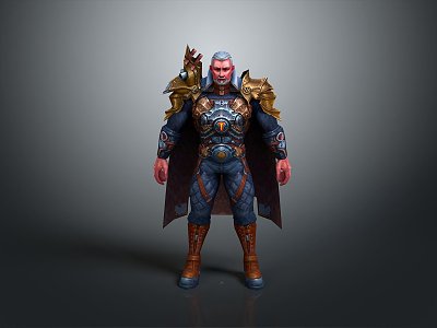 Western Samurai Western Warrior Western Hero Western Warrior Knight Hero Ancient Warrior Paladin 3d model