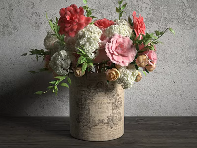 Jane Europe Flower Plants 3d model
