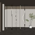 Skylight Floor Lamp Pendant Lamp 3d model