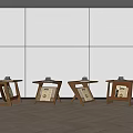 Modern side corner 3d model