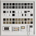 Modern Switch Switch Panel 3d model
