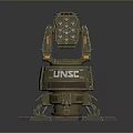 Turret Turntable Railgun Sci-fi Tower Defense Game Tower Defense Sci-fi Turret Game Turret Game Battery 3d model