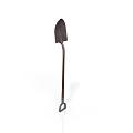 Durable Metal Garden Shovel With Long Handle For Digging Work