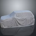 Durable White Protective Car Cover For Vehicle Protection And Dust Prevention