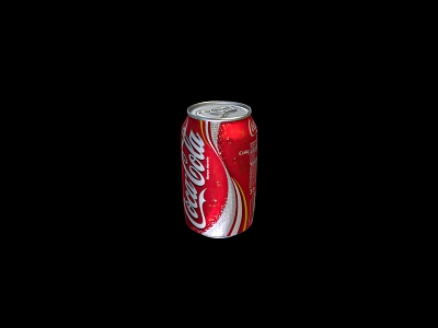 Beverage cola cans 3d model