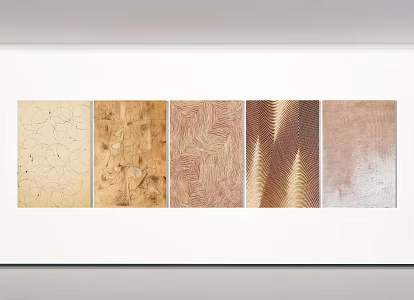 Hanging Painting Decorative Painting Hanging Painting Combination Painting Abstract Painting Texture Painting 3d model