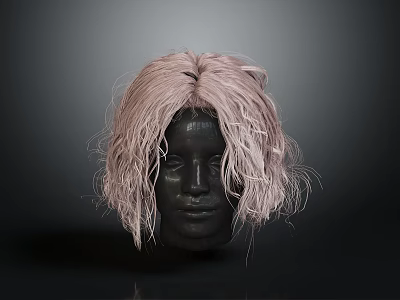 Modern Hair Female Short Hair Female Hair 3d model Modern Hair Female Short Hair Female Hair 3d model