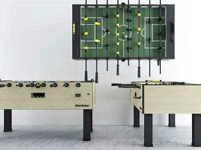Modern Foosball Table Entertainment Appliances With Stylish Design And Indoor Leisure Use 3d model