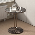 Modern Side Table Corner Table Combination Small Coffee Table Wood Square 3d model