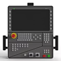 Industrial Equipment Control Panel With Large Screen Keyboard Operation Buttons And Ergonomic Handles
