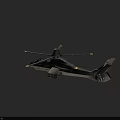 Military Helicopter 3D Rendered With Modern Design Rotor System Cockpit Windows And Weapon Mounts