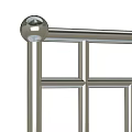 Modern Stainless Steel Railings With Vertical Bars For Safety And Decoration