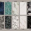 Marble Texture Wall Panel Background Wall Tile 3d model